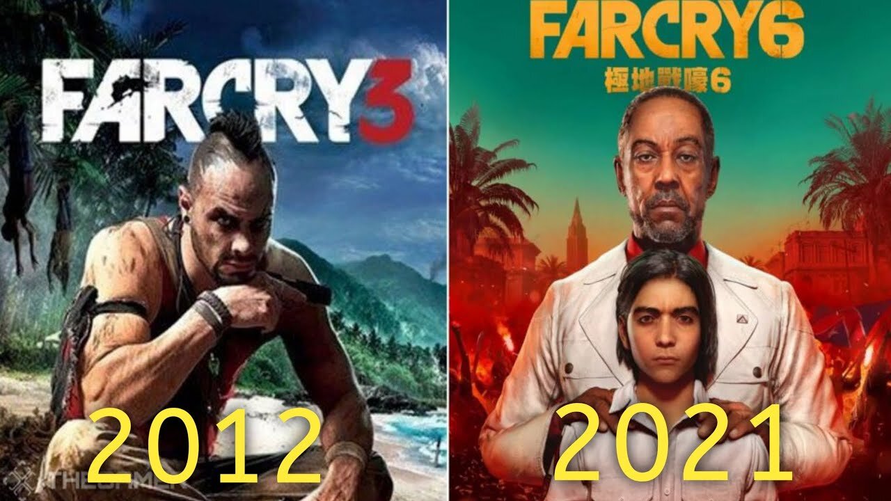 Evolution of far cry games 2012-2021 [4k]