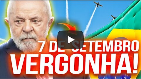 LULA TEM 7 DE SETEMBRO VERGONHOSO! POVO NÃO FOI PRA RUA E SE MOSTROU CONTRA LULA E PELO BOLSONARO!