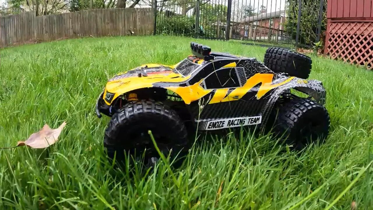 Unboxing: DEERC 9201E 1:12 Large Remote Control Truck with Lights, Fast Short Course RC Car