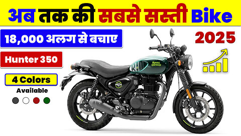 New Royal Enfield Hunter 350 Dapper Green Reveiw | Dapper में 18,000 बचाए | Hunter 350 | Green Bike