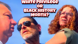 Asking Strangers To Choose Between White Privilege And Black History Month