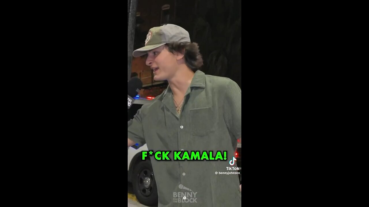 Benny Johnson Asks What Would You Say To Kamala