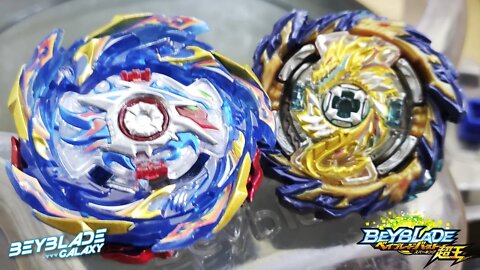 HELIOS VOLCANO .OH.Zn'+Z vs MIRAGE FAFNIR .Nt 2S - Beyblade Burst ベイブレードバースト