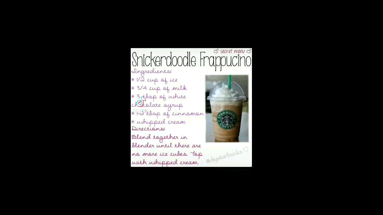 snicker doddle frappuccino