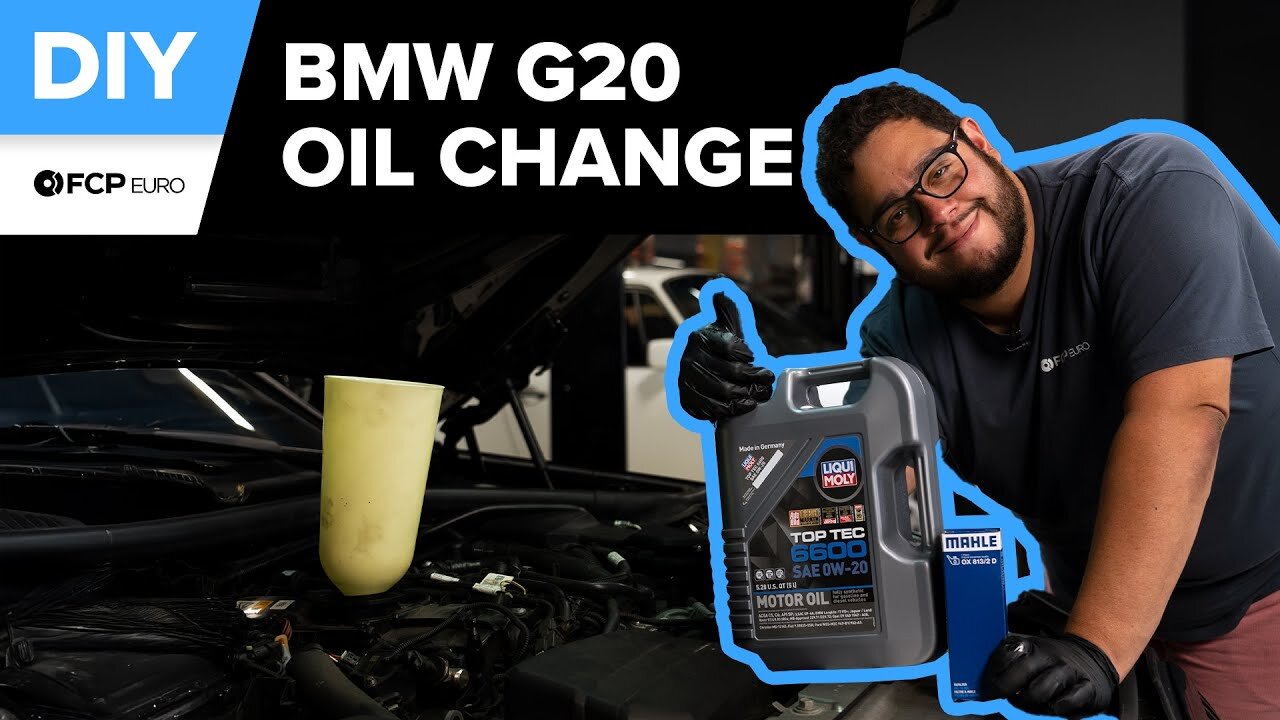 BMW 330i Oil Change & Filter Replacement DIY (2019-Present BMW G20 330i, 330e, B48 Engine)