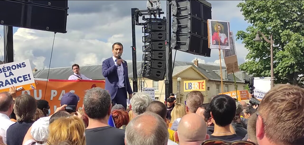 HISTORIQUE Discours de Florian Philippot manifestation contre le Pass Sanitaire le 31 juillet 2021