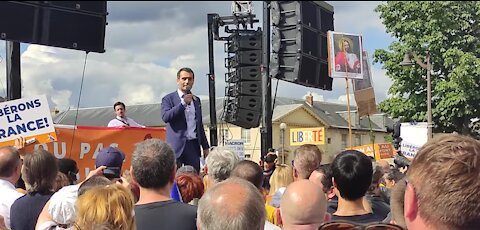 HISTORIQUE Discours de Florian Philippot manifestation contre le Pass Sanitaire le 31 juillet 2021