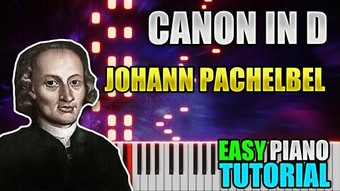 Canon in D - Johann Pachelbel | Easy Piano Lesson