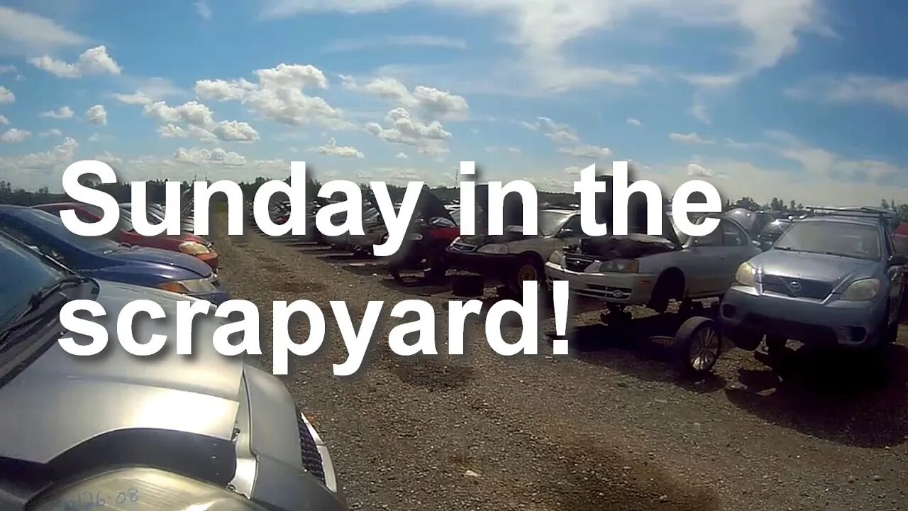 A trip to the scrapyard for the Yaris exhaust