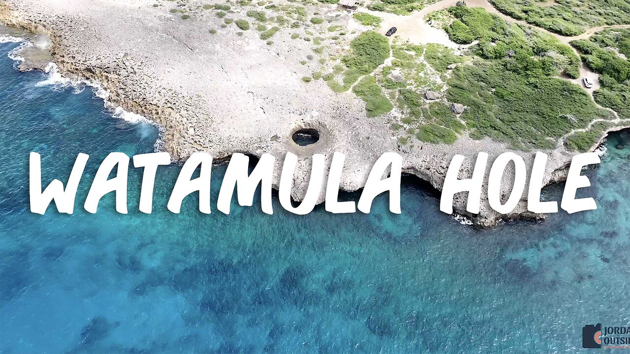 Watamula Hole, Curacao - Blow Holes, Crashing Waves, Turquoise Water (North end of Curacao)