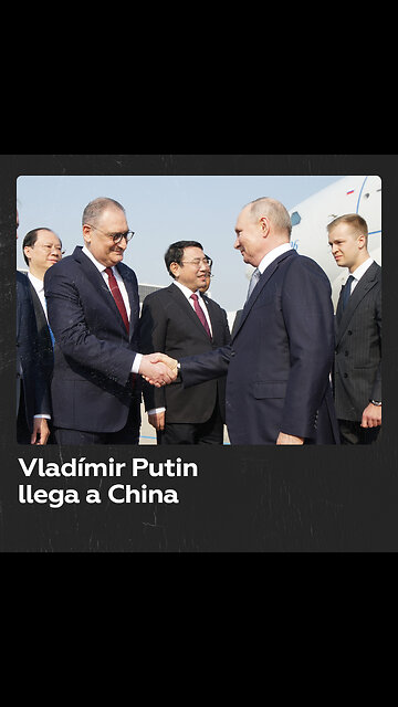 Vladímir Putin llega a Pekín para el foro chino de la Franja y la Ruta