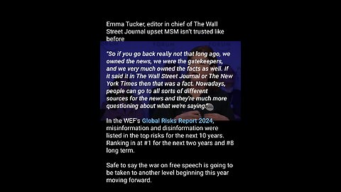 News Shorts: Emma Tucker of WSJ and No Trust