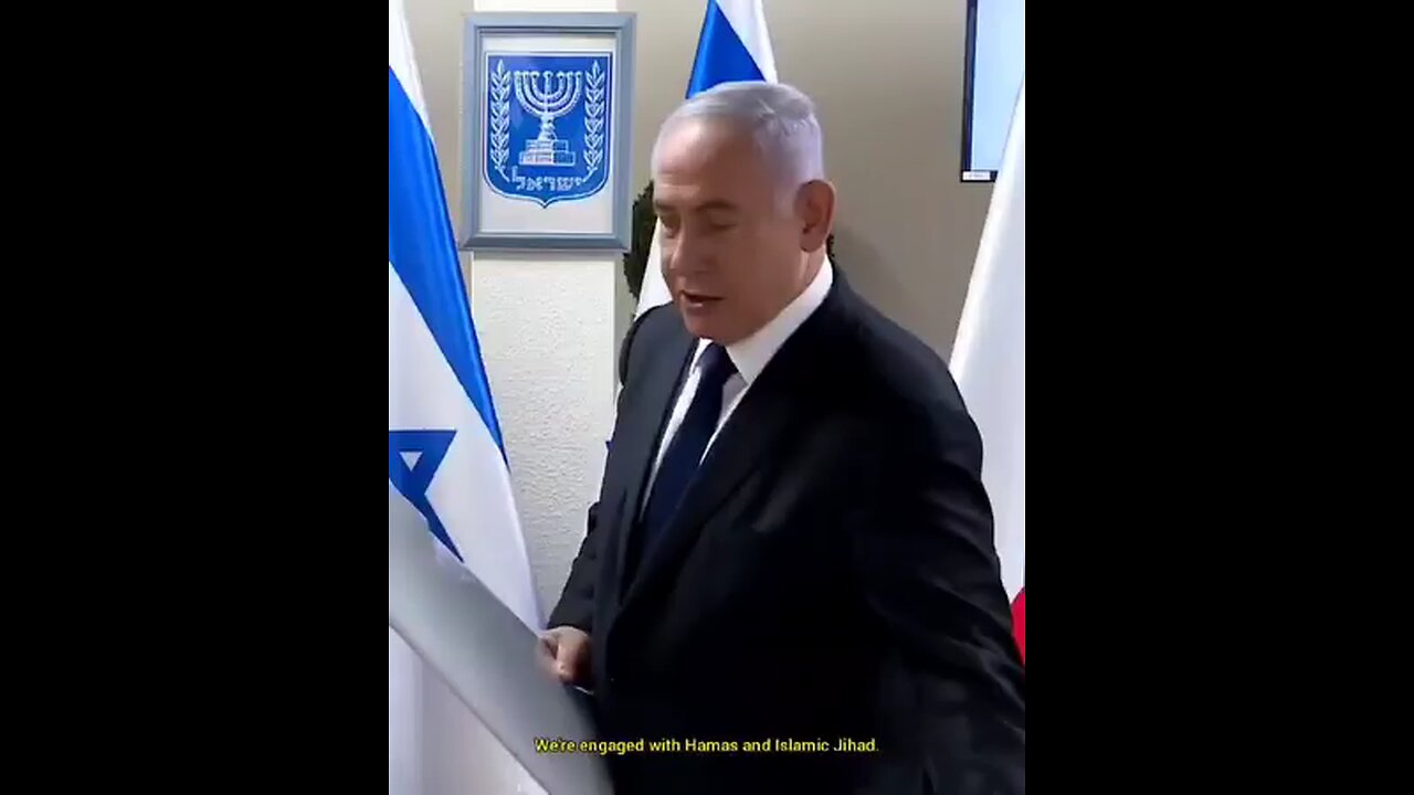 Israeli Prime Minister Benjamin Netanyahu: *We are fighting Hamas and Islamic Jihad and their