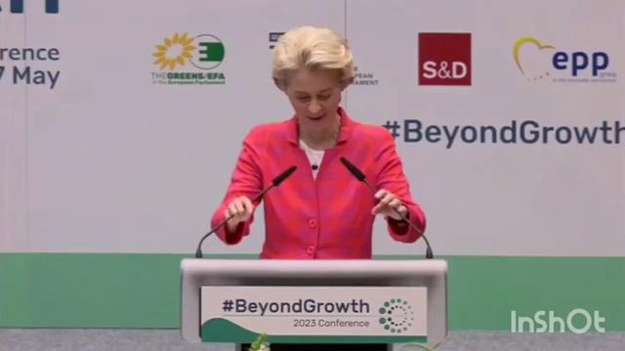 Ursula von der Leyen Stop Economic and Population growth " Limits to Growth"