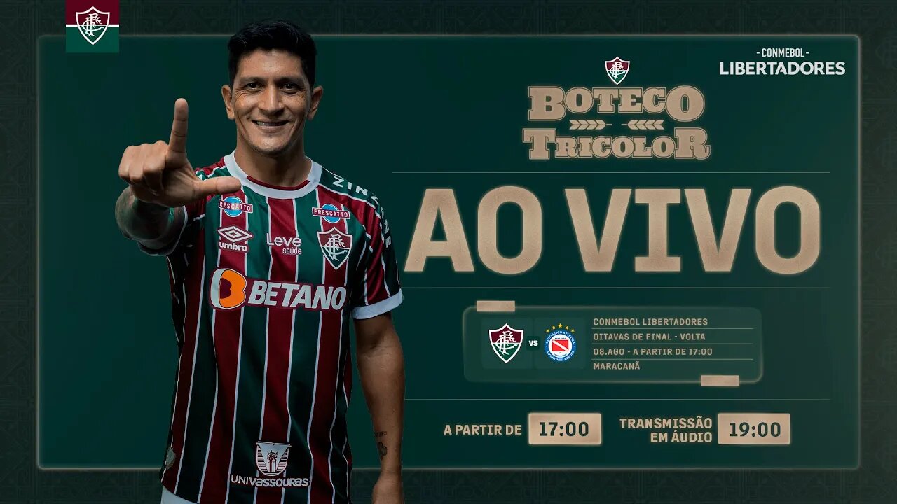 AO VIVO - FLUMINENSE X ARGENTINOS JUNIORS | OITAVAS DE FINAL - VOLTA | CONMEBOL LIBERTADORES 2023