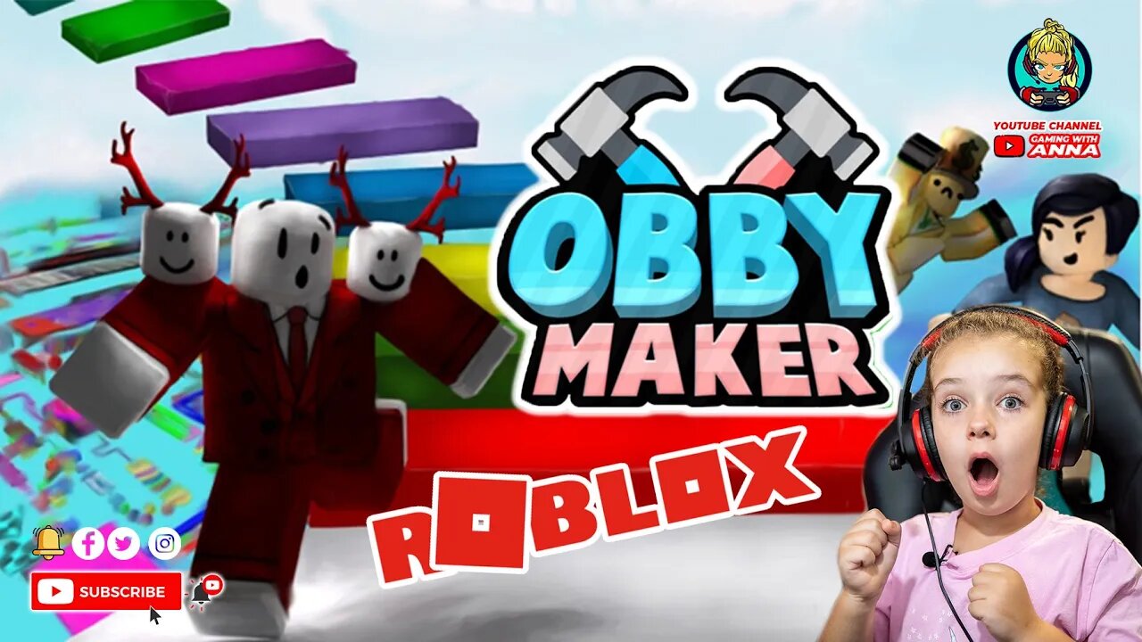 Roblox Obby Game | Roblox Obby adventures | GAMING WITH ♥️ ANNA 🎮