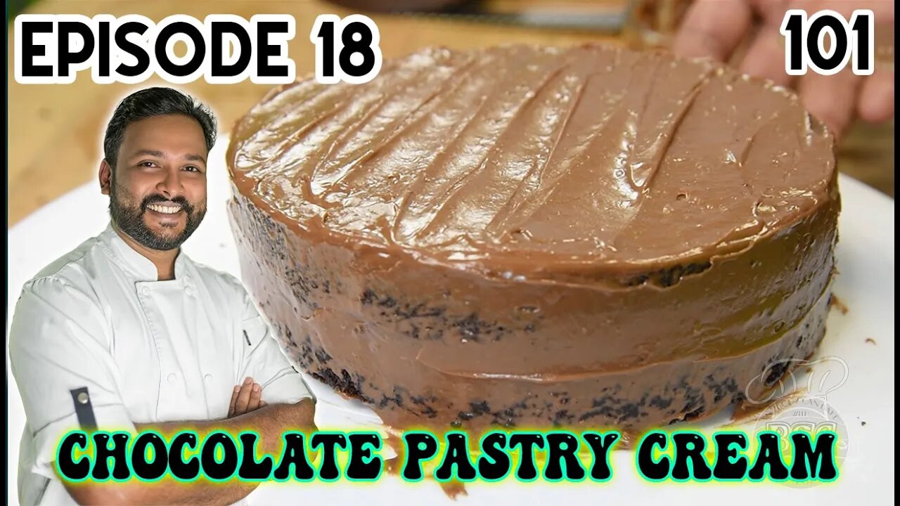 Sunday Baking Class Chocolate Pastry Cream At Home. Episode 18