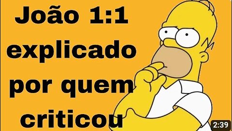 Explicando João 1:1