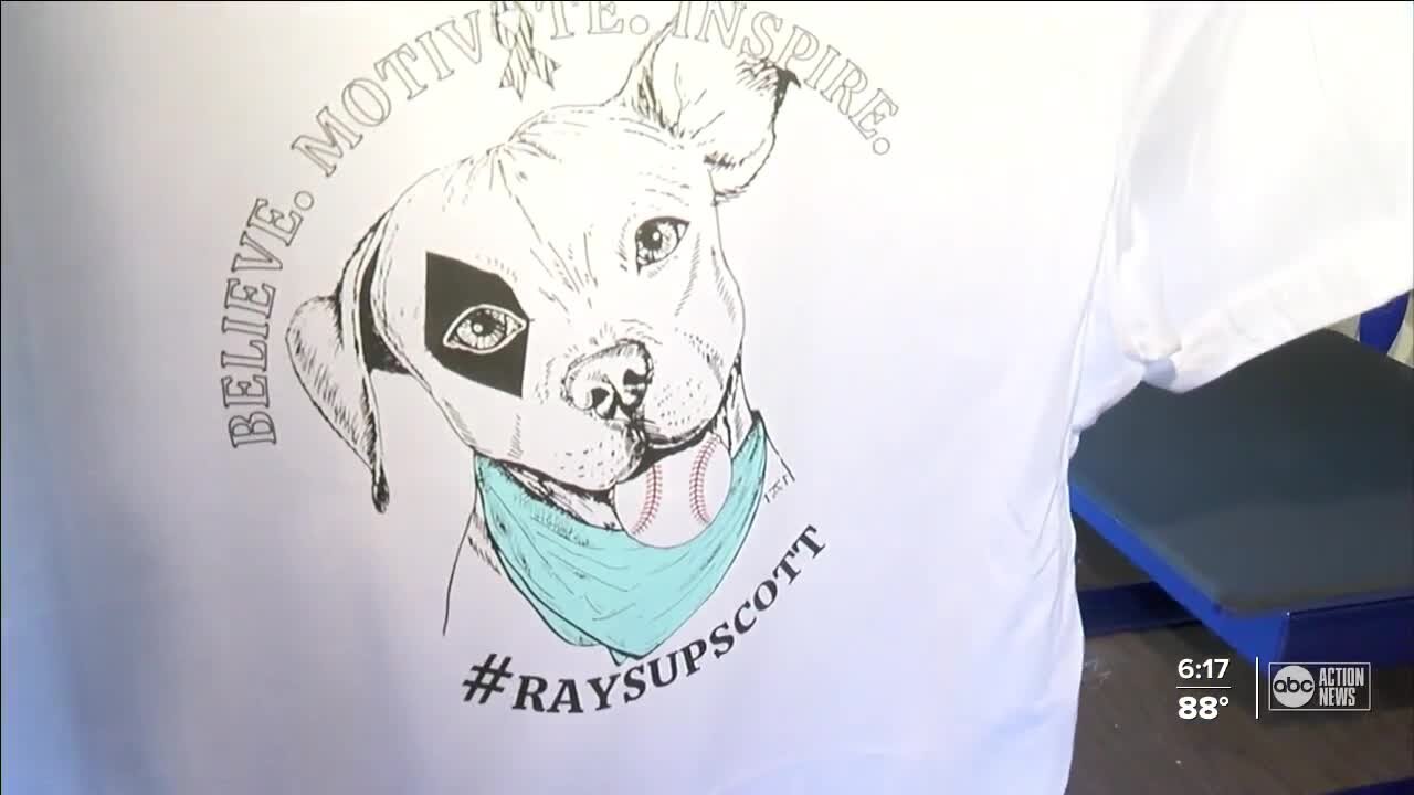 Cancer survivor and t-shirt artist team up for scholarship