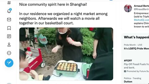 上海某小區，昨天晚上發生了...