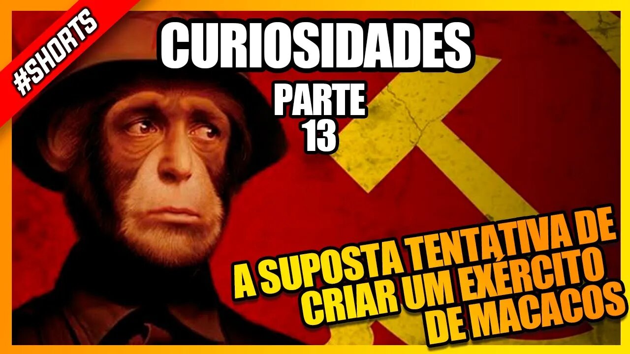 A BIZARRA E SUPOSTA TENTATIVA DE STALIN DE CRIAR UM EXÉRCITO DE MACACOS HUMANOS #shorts #historia