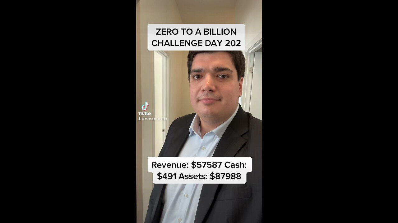 Day 202 of the Zero to a Billion Challenge!