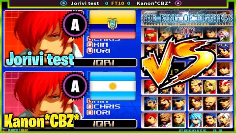 The King of Fighters 2002 (Jorivi test Vs. Kanon*CBZ*) [Ecuador Vs. Argentina]