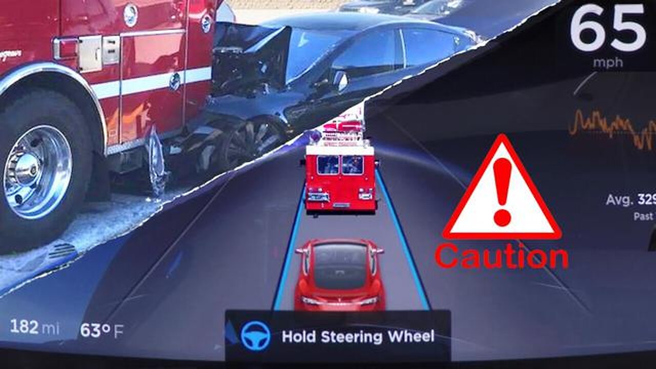 TESLA AUTOPILOT HORROR: CRASHES INTO EMERGENCY VEHICLES