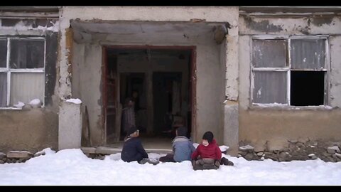 Students Sitting On Snow