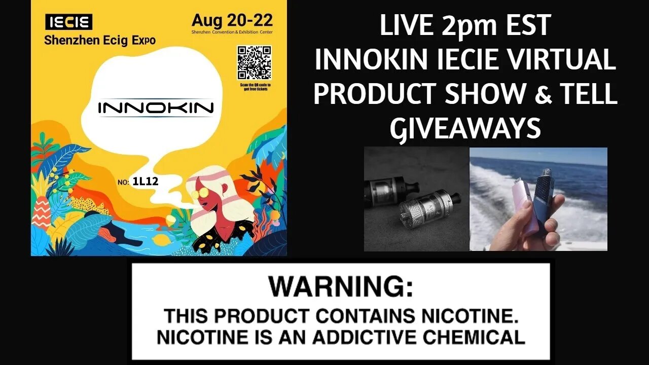 Shenzhen IECIE 2020 with INNOKIN! Products and GiveAways!