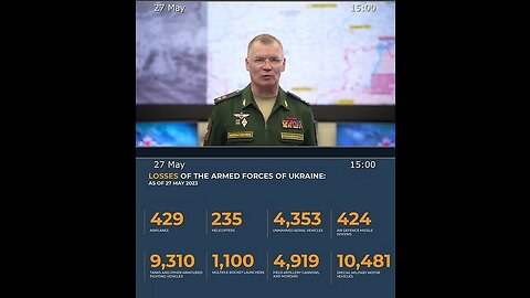 27.05.23 ⚡️ Russian Defence Ministry report on the progress of the deNAZIficationMilitaryQperationZ