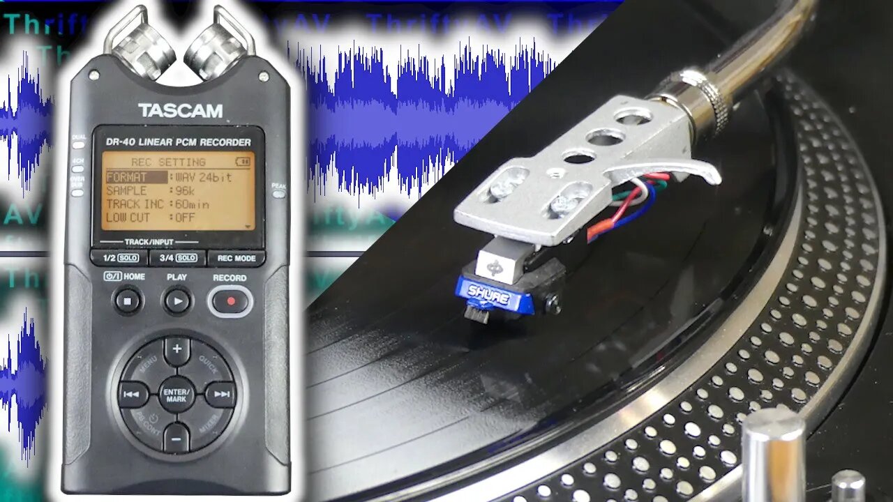 Digitizing Vinyl! With Tascam DR-40, ClickRepair & iZotope RX8