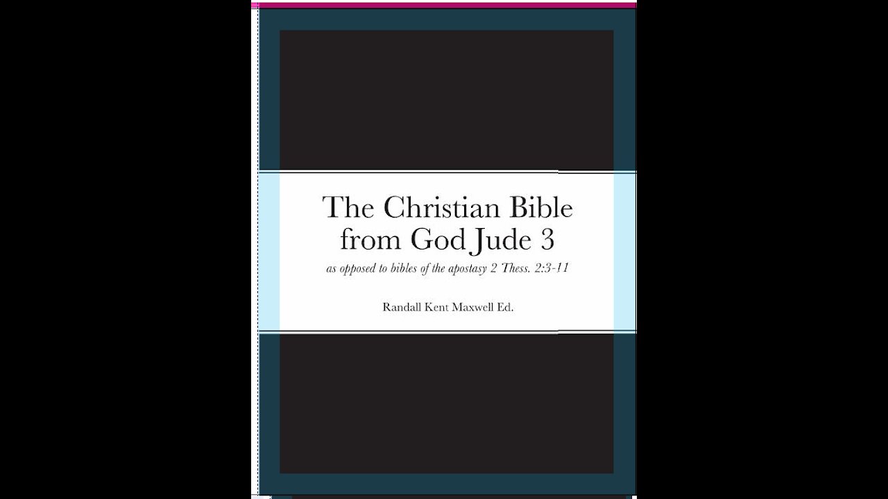 HOW TO FOLLOW ALONG WITH US IN THE BIBLE GOD GAVE TO CHRISTIANS - ONCE AND FOR ALL TIME Jude 3