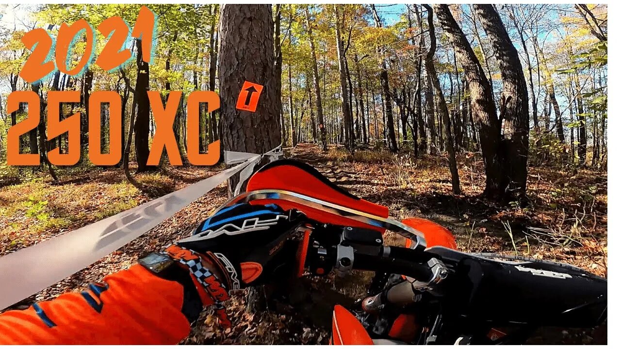 Test riding the 2021 KTM 250 XC at Crow Canyon!