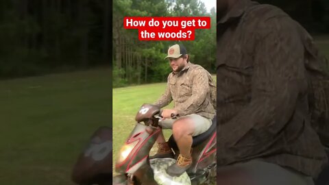 How I roll up to the deer stand! #ridindirty