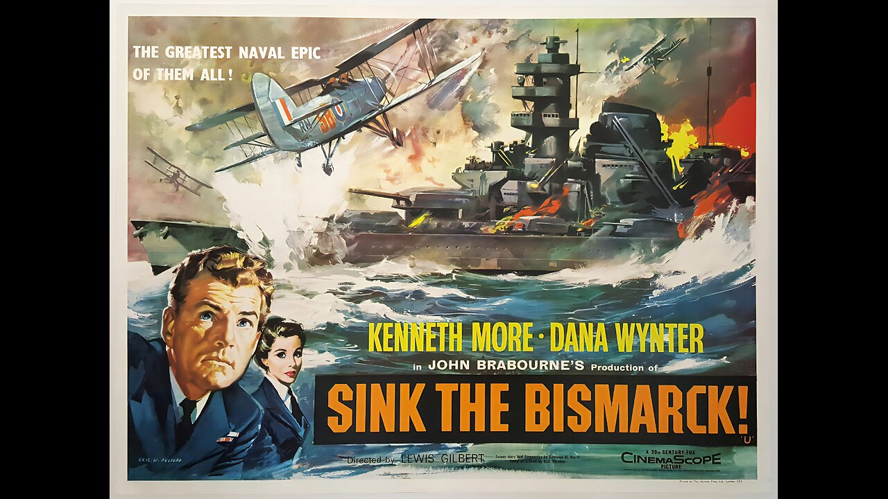 Sink the Bismarck! (1960) | colorized