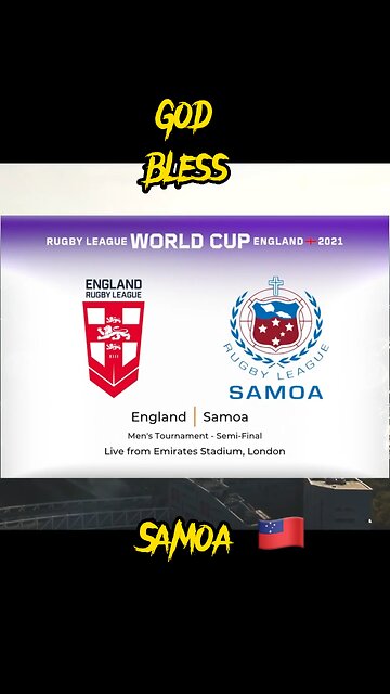 God bless the Samoa Rugby team