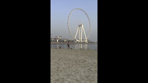 Morning views of JBR beach