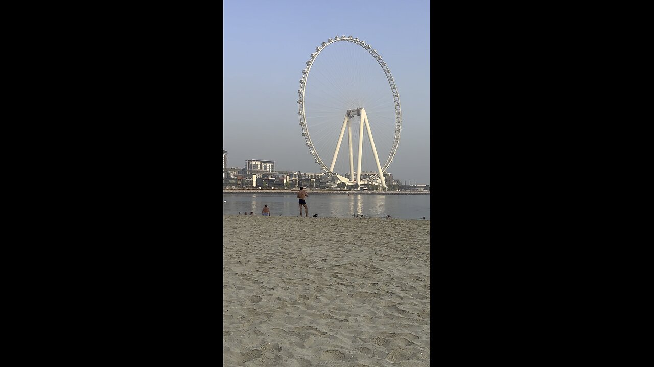 Morning views of JBR beach