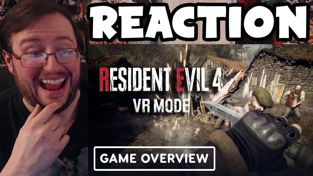 Gor's "Resident Evil 4 VR" Gameplay Overview Trailer REACTION