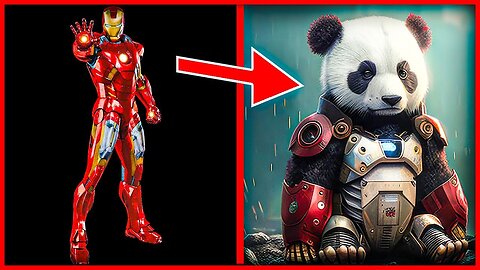 AVENGERS but PANDA-VENGERS 💥 All Characters