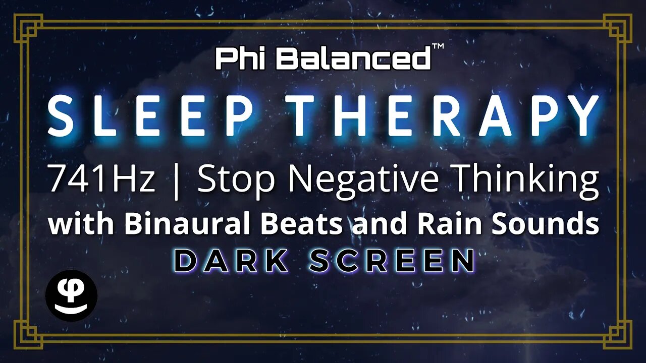 Total Body Cleanse | 741Hz Sleep Therapy | Binaural Beats | Rain Sounds