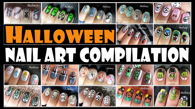 Halloween nail art compilation: Meliney designs