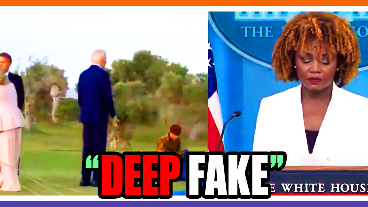 MSM Lies To Claim Biden's Wandering Video Is Altered