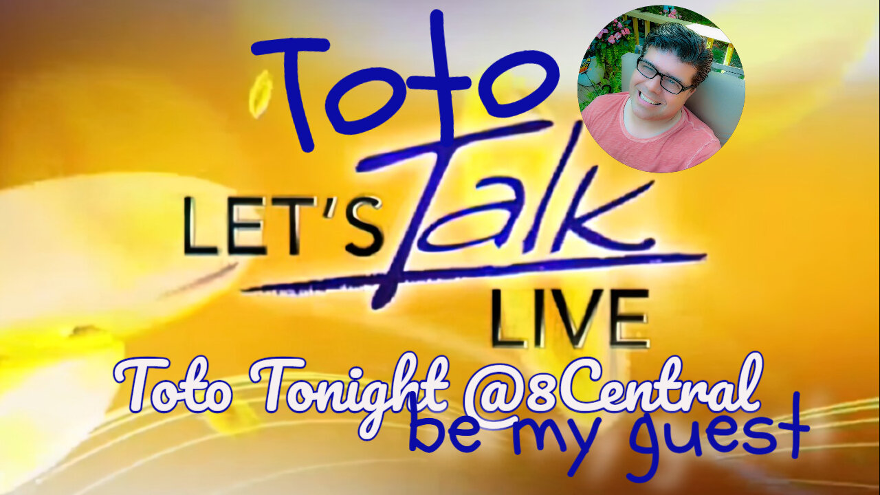 Toto Tonight LIVE @8 Central "Be My Guest - Toto Talk LIVE"