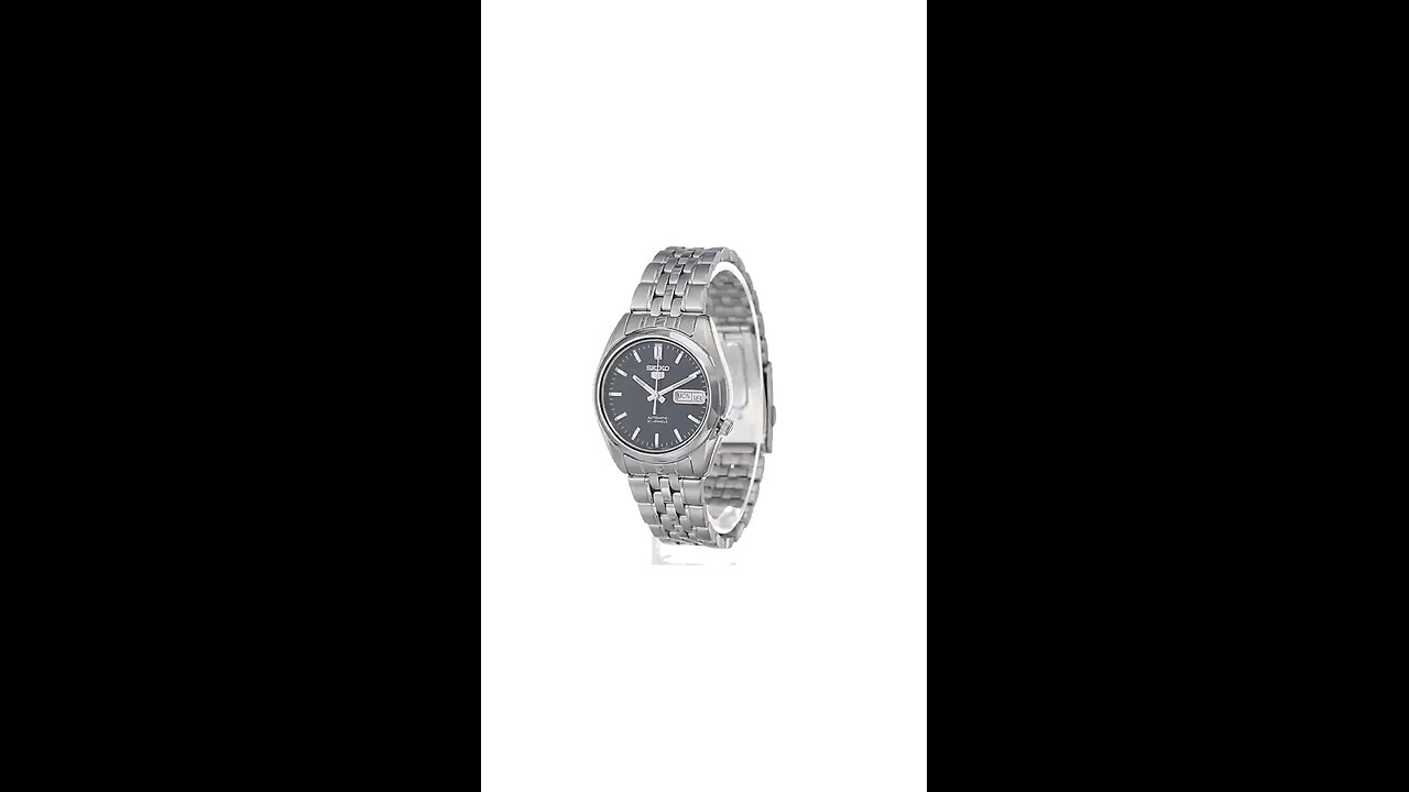 Seiko 5 Men's Stainless Steel Watch: Timeless Elegance on Your Wrist!