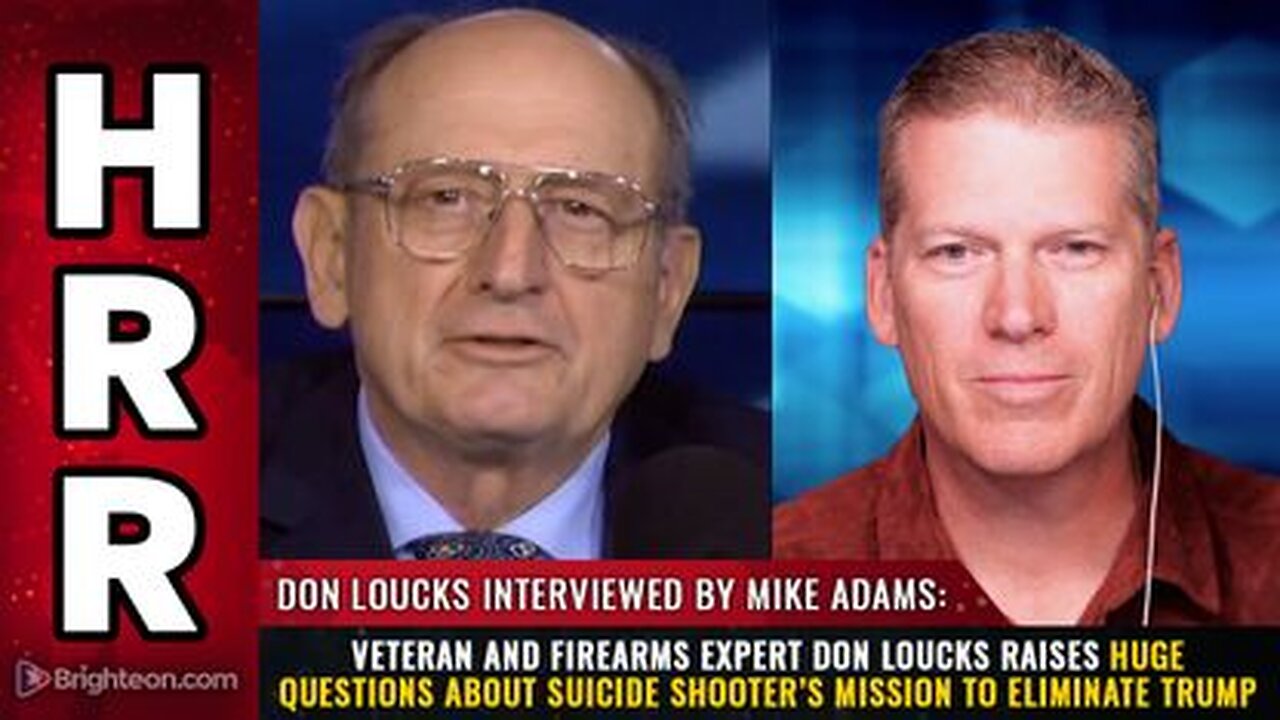 Veteran and firearms expert Don Loucks raises HUGE QUESTIONS about suicide shooter’s mission