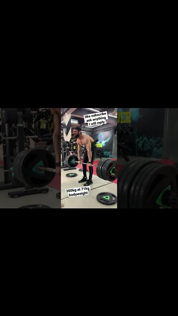 STRENGTH TRAINING | 200kg DEADLIFT #shorts