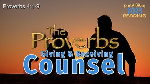 DBR2023: The Proverbs: Giving & Receiving Godly Counsel