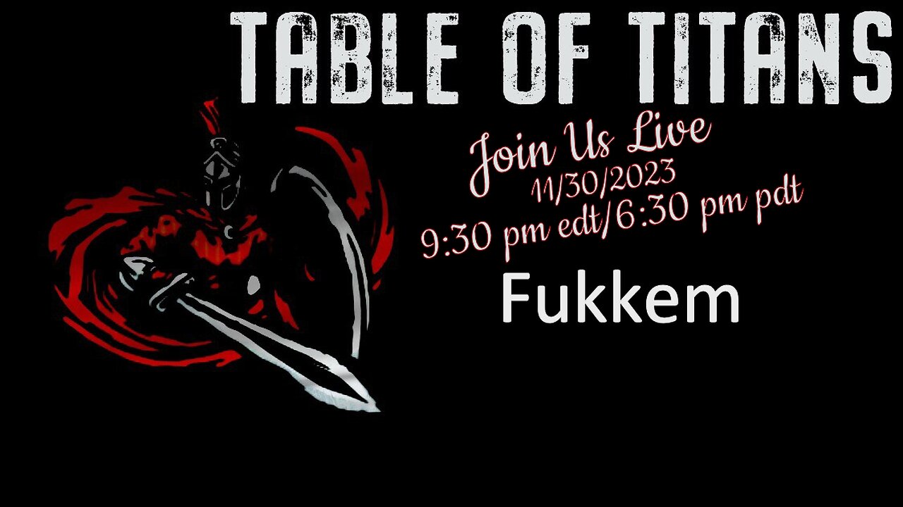 #TableofTitans Fukkem